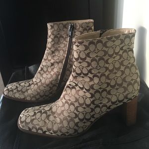 Coach Monogram Boots